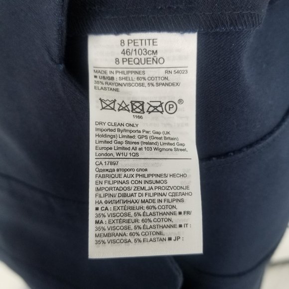 Banana Republic Scalloped Bi-Stretch Sheath Dress 8P - Picture 11 of 11